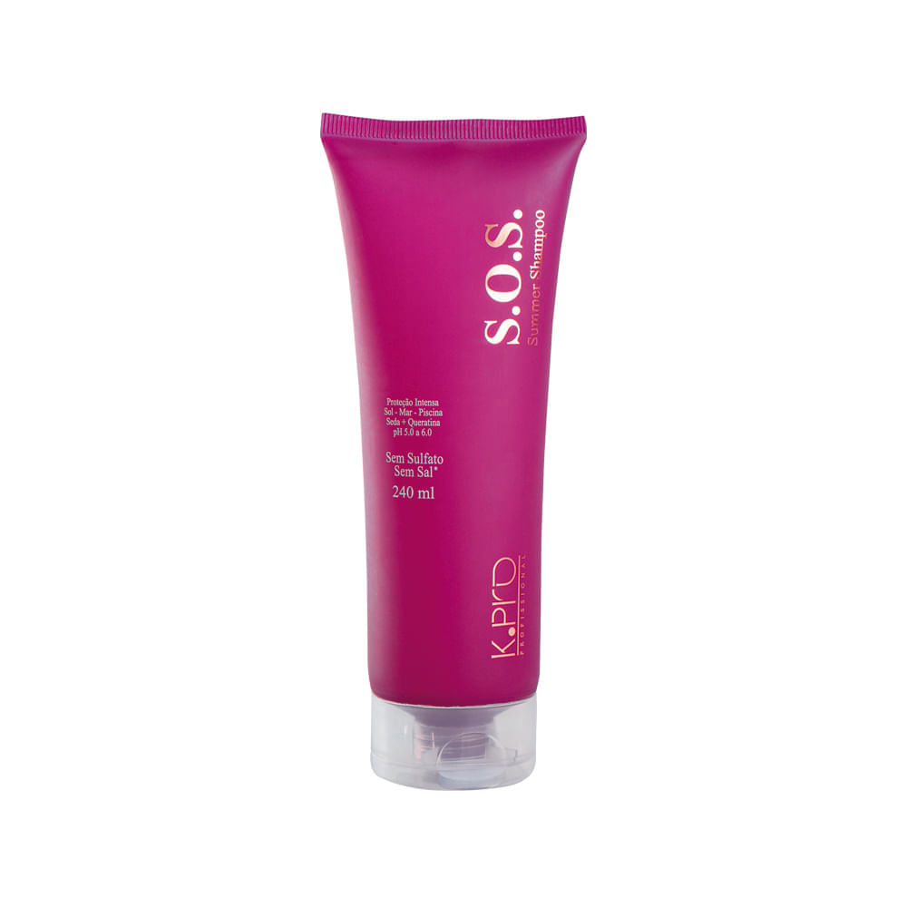 Kit K-Pro Profissional S.O.S Summer Shampoo 240ml + Máscara 165g