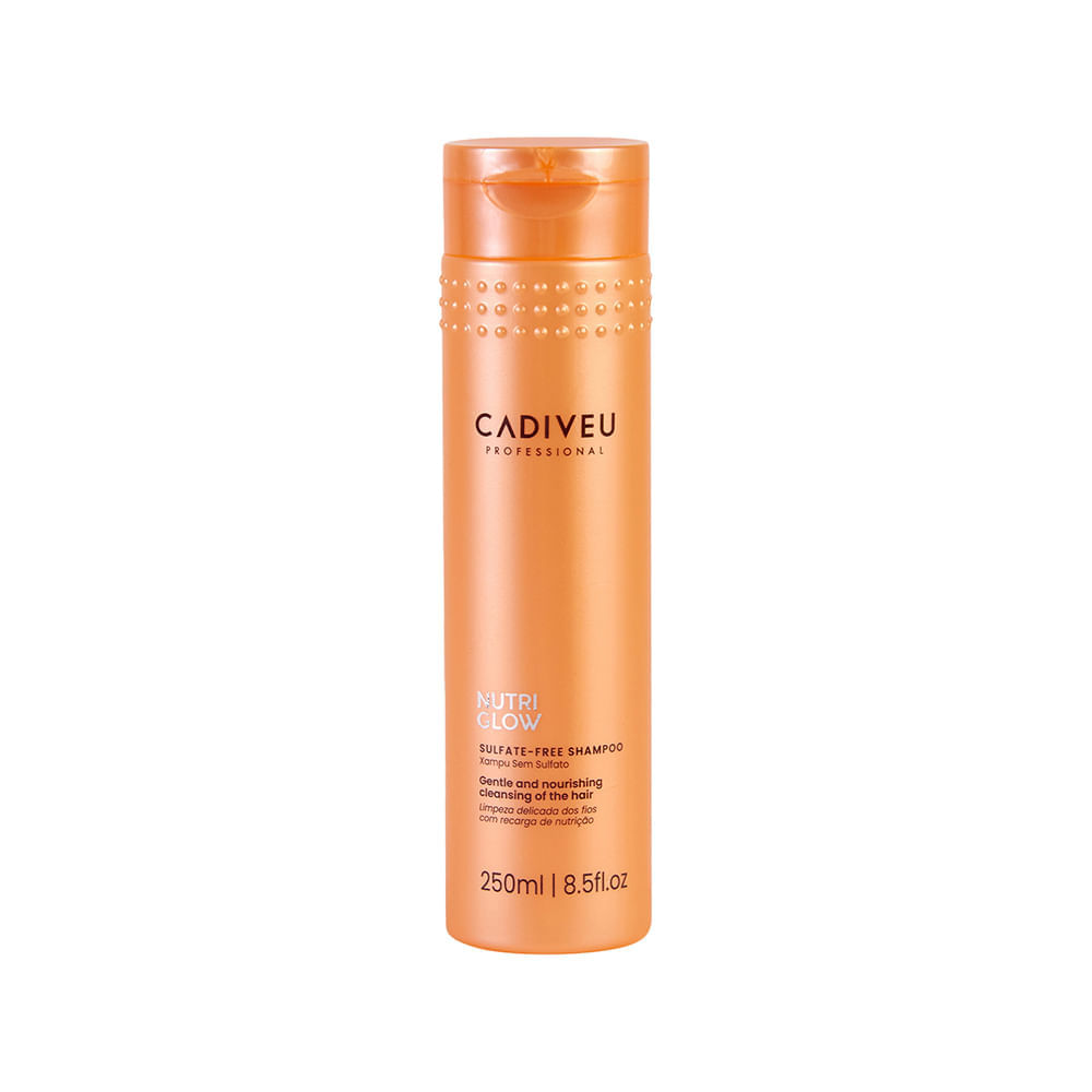 Kit Tratamento 3 Passos Cadiveu Professional Nutri Glow Shampoo 250ml + Máscara Nutritiva 200ml + Booster Milagroso 215ml
