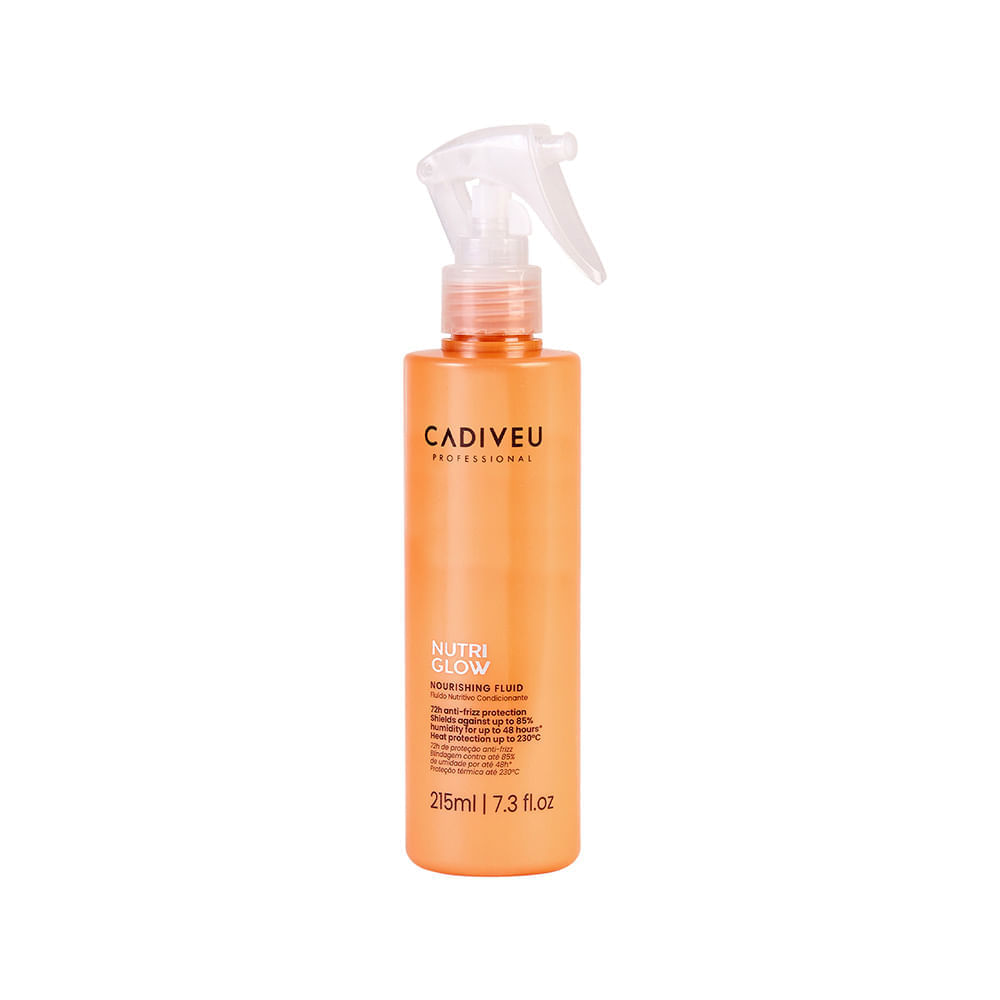 Kit Tratamento 3 Passos Cadiveu Professional Nutri Glow Shampoo 250ml + Máscara Nutritiva 200ml + Booster Milagroso 215ml