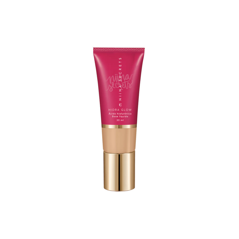 Base Líquida Natural Niina Secrets Hidra Glow 10 Eudora 30ml