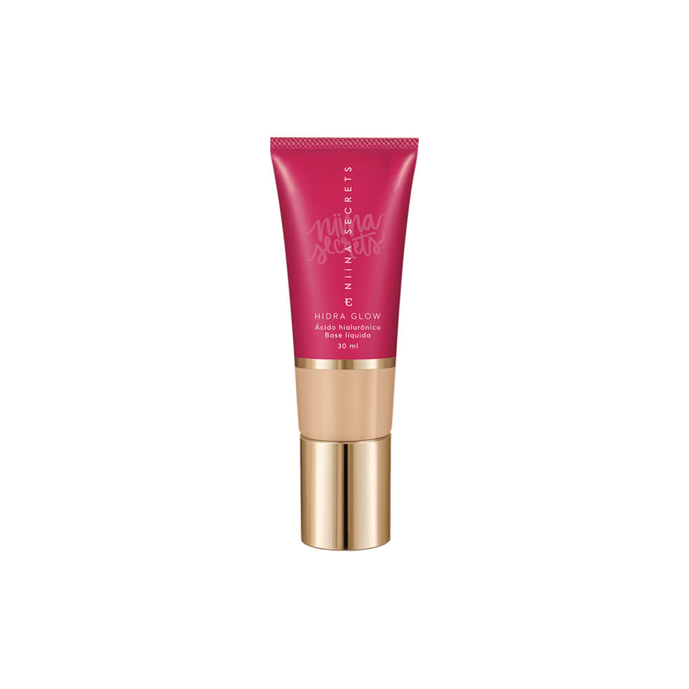 Base Líquida Natural Niina Secrets Hidra Glow 05 Eudora 30ml
