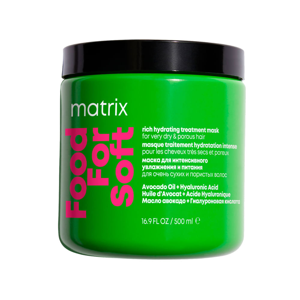 Kit Matrix Food For Soft Shampoo 300ml + Máscara 500ml + Óleo 50ml