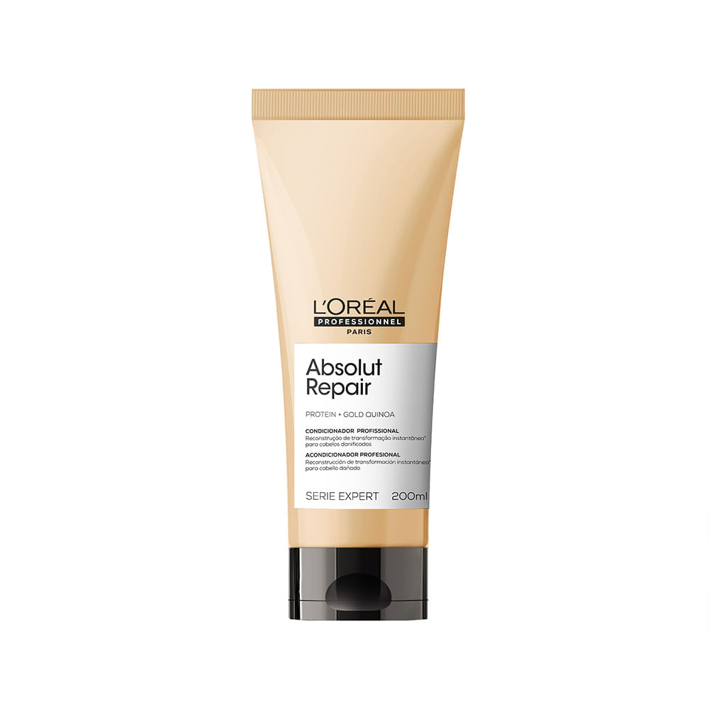 Kit L'Oréal Professionel Serie Expert Absolut Repair Gold Quinoa Shampoo 240ml + Condicionador 200ml