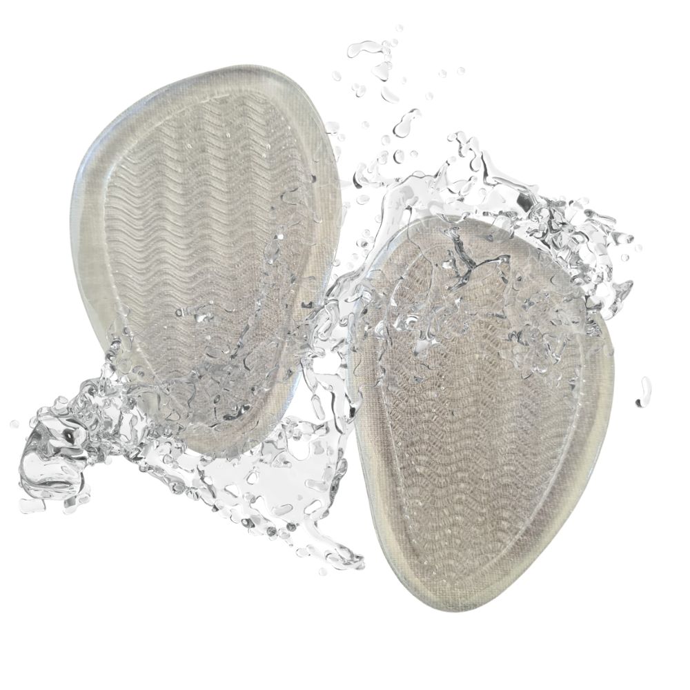 Par Palmilha Ortopédica Protetor Para Pés Almofadas Silicone Sapato