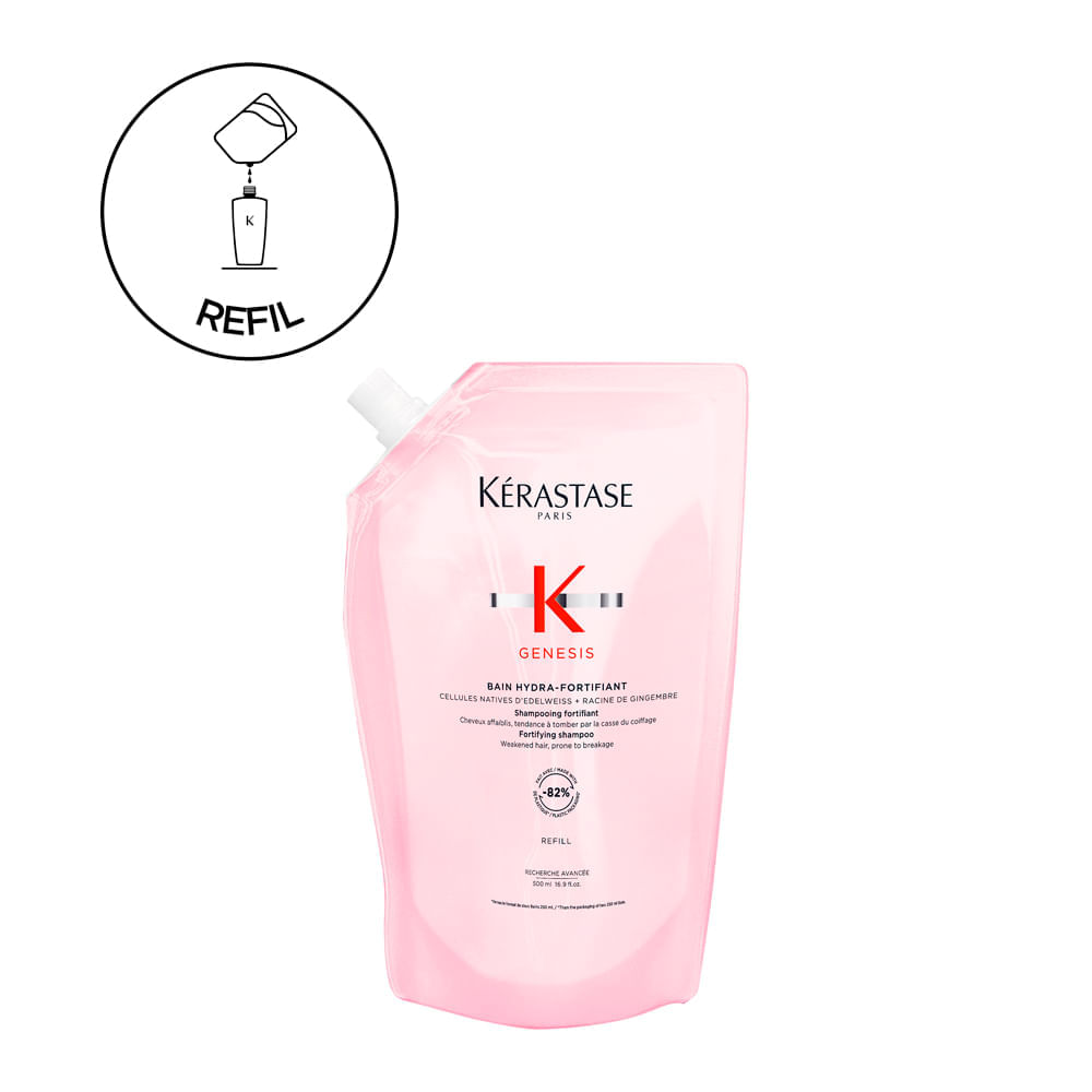 Shampoo Kérastase Genesis Bain Hydra Fortifiant 500ml Refil