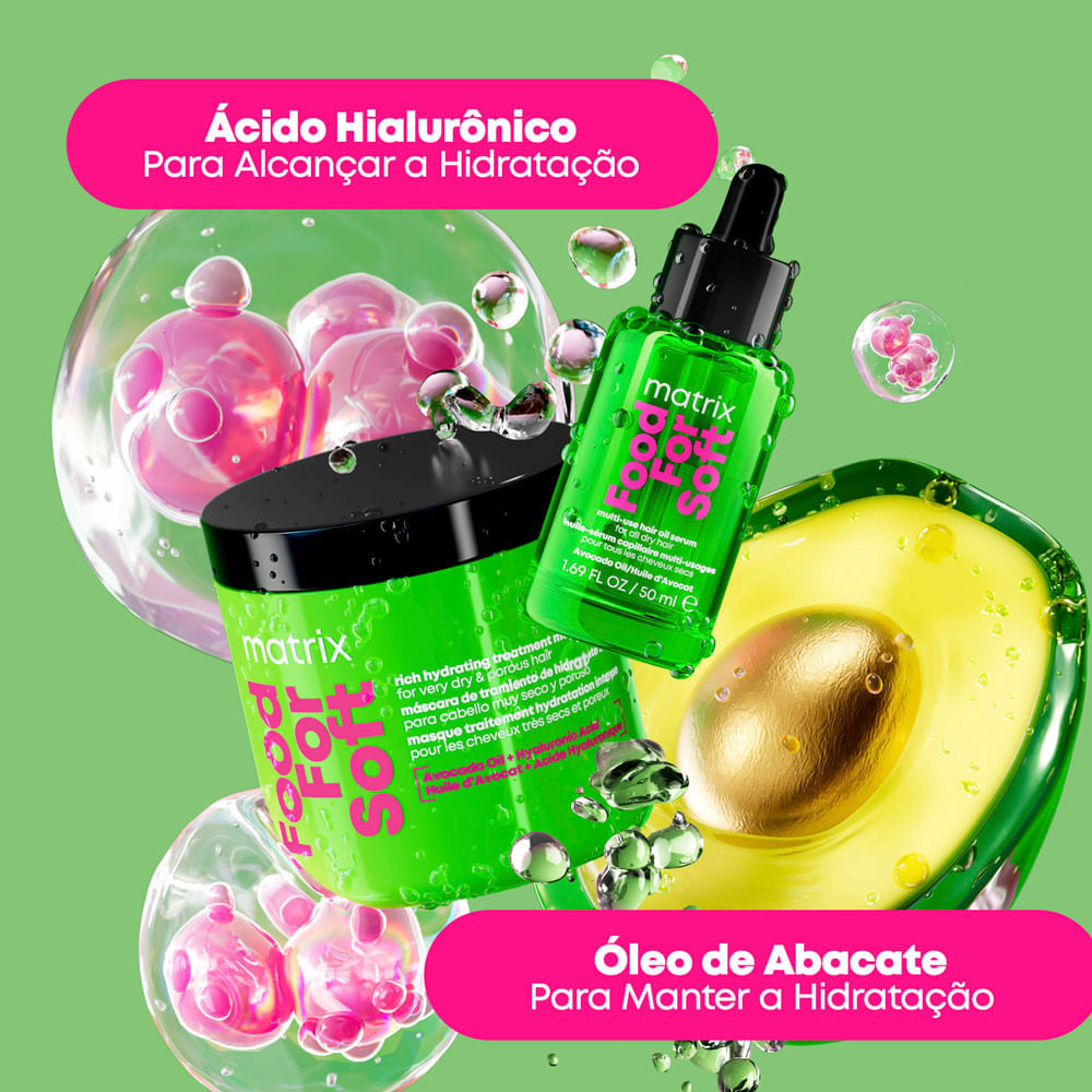 Máscara Capilar Matrix Food For Soft Hidratante 500ml