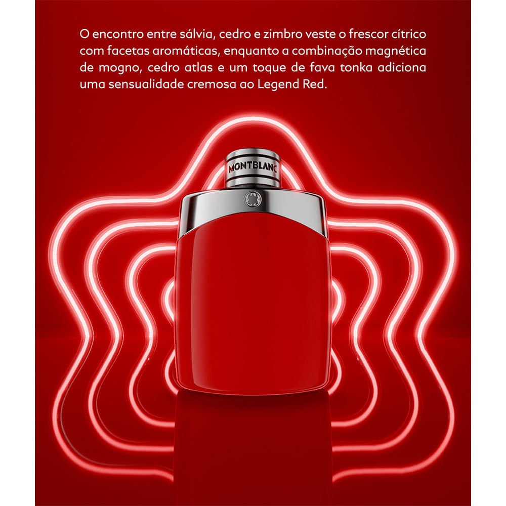 Perfume Montblanc Legend Red Masculino   Eau de Parfum 30ml