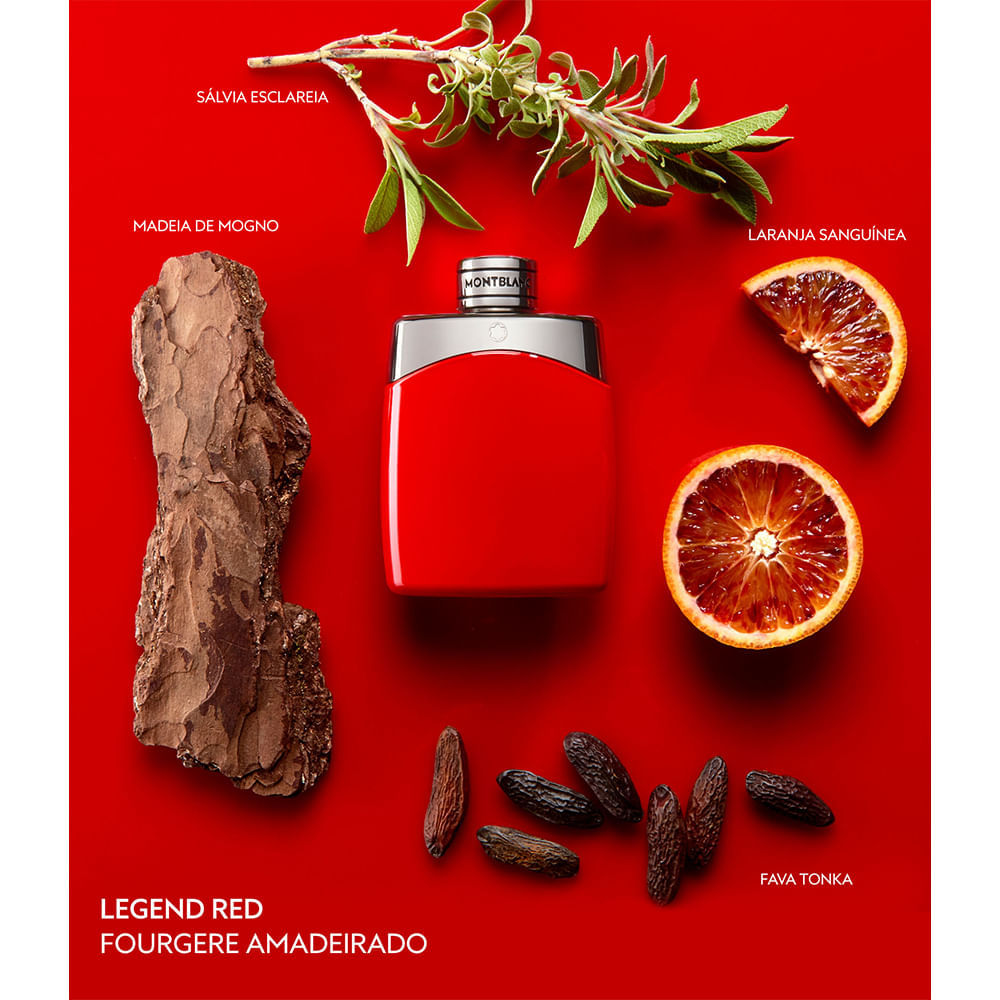 Perfume Montblanc Legend Red Masculino   Eau de Parfum 30ml