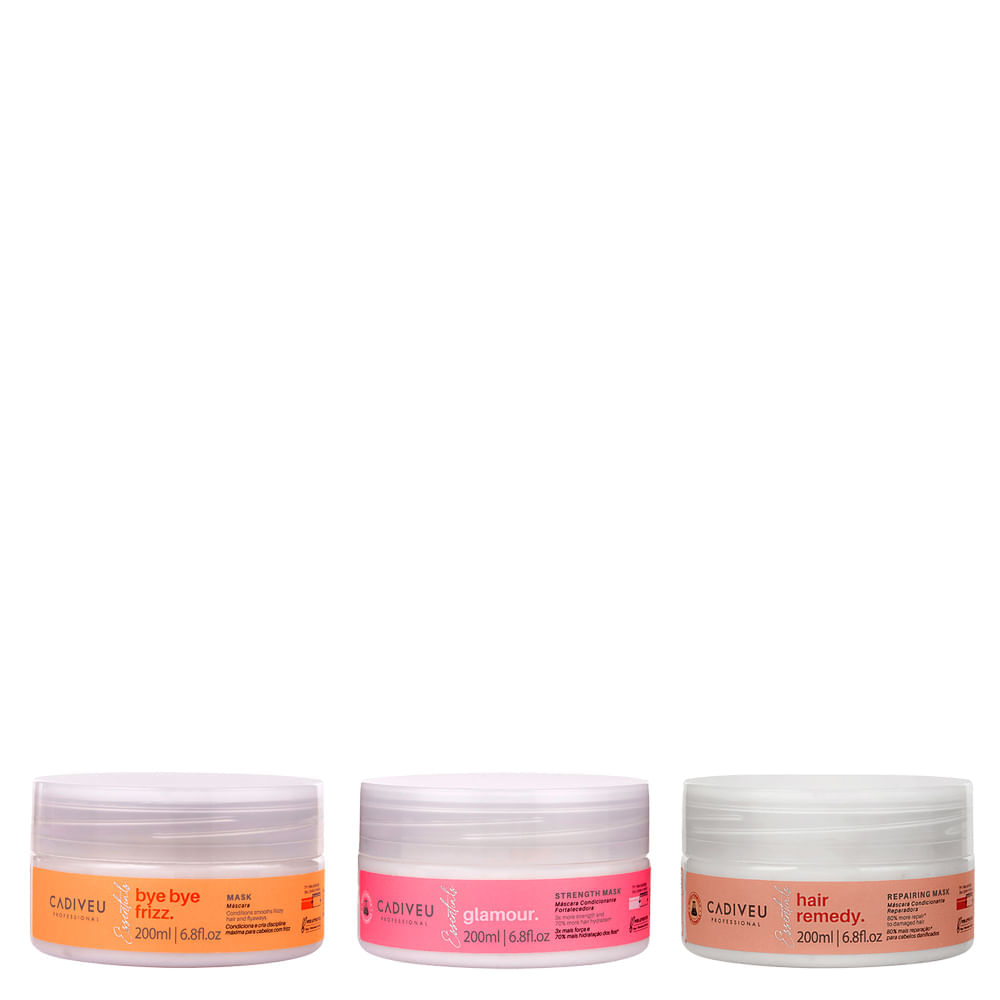 Kit Cadiveu Professional   3 Máscaras 200ml
