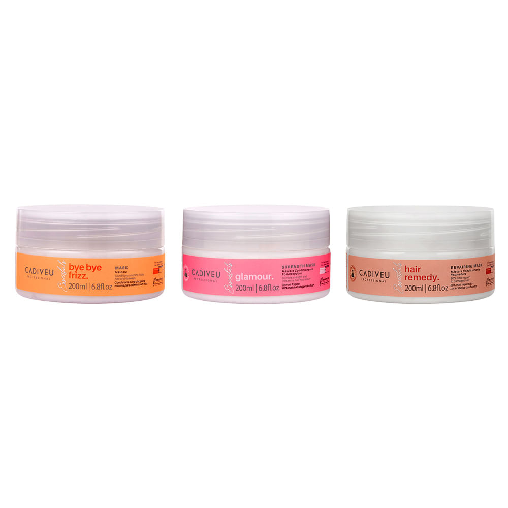 Kit Cadiveu Professional   3 Máscaras 200ml