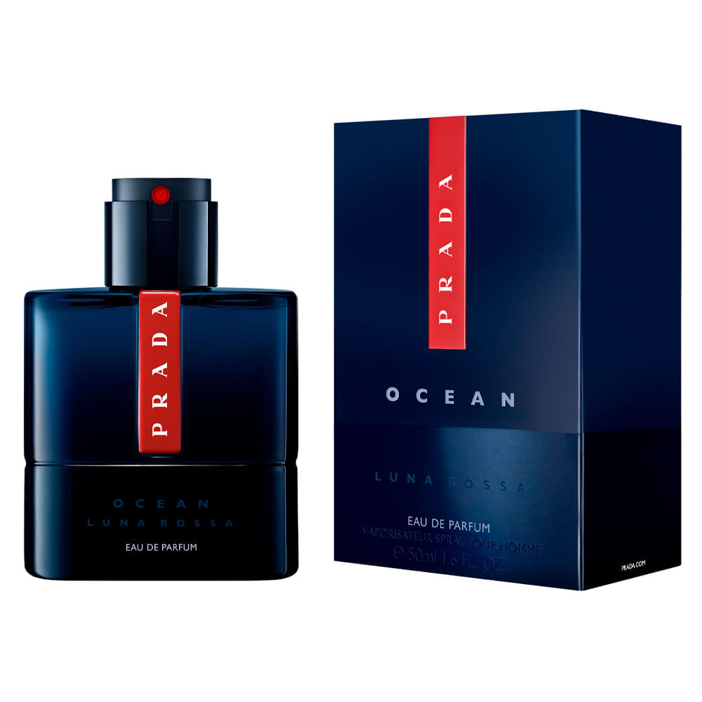 Perfume Prada Luna Rossa Ocean Masculino   Eau de Parfum 50ml