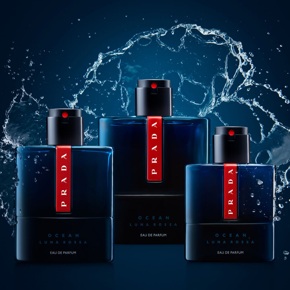 Perfume Prada Luna Rossa Ocean Masculino   Eau de Parfum 50ml