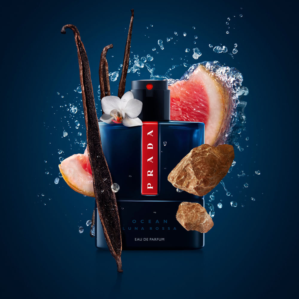 Perfume Prada Luna Rossa Ocean Masculino   Eau de Parfum 50ml