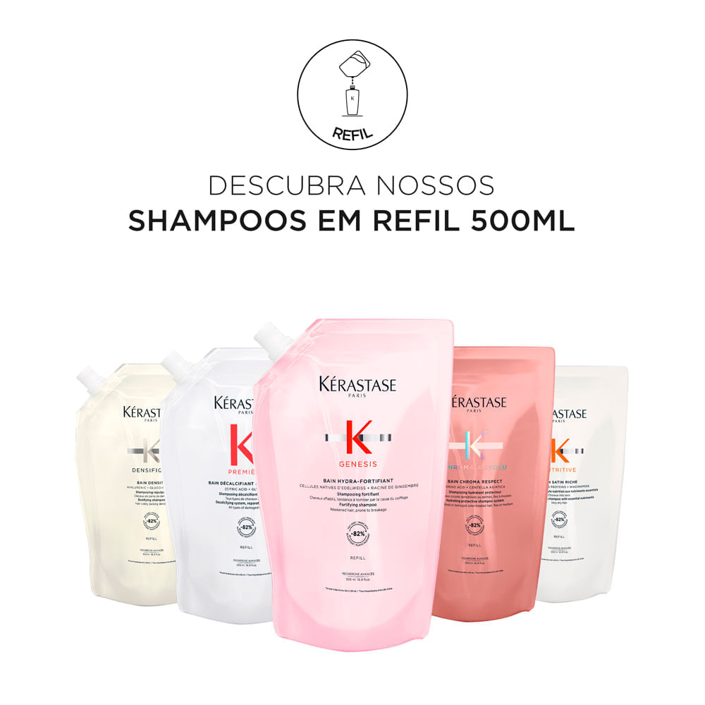 Shampoo Kérastase Chroma Absolu Bain Chroma Respect 500ml Refil