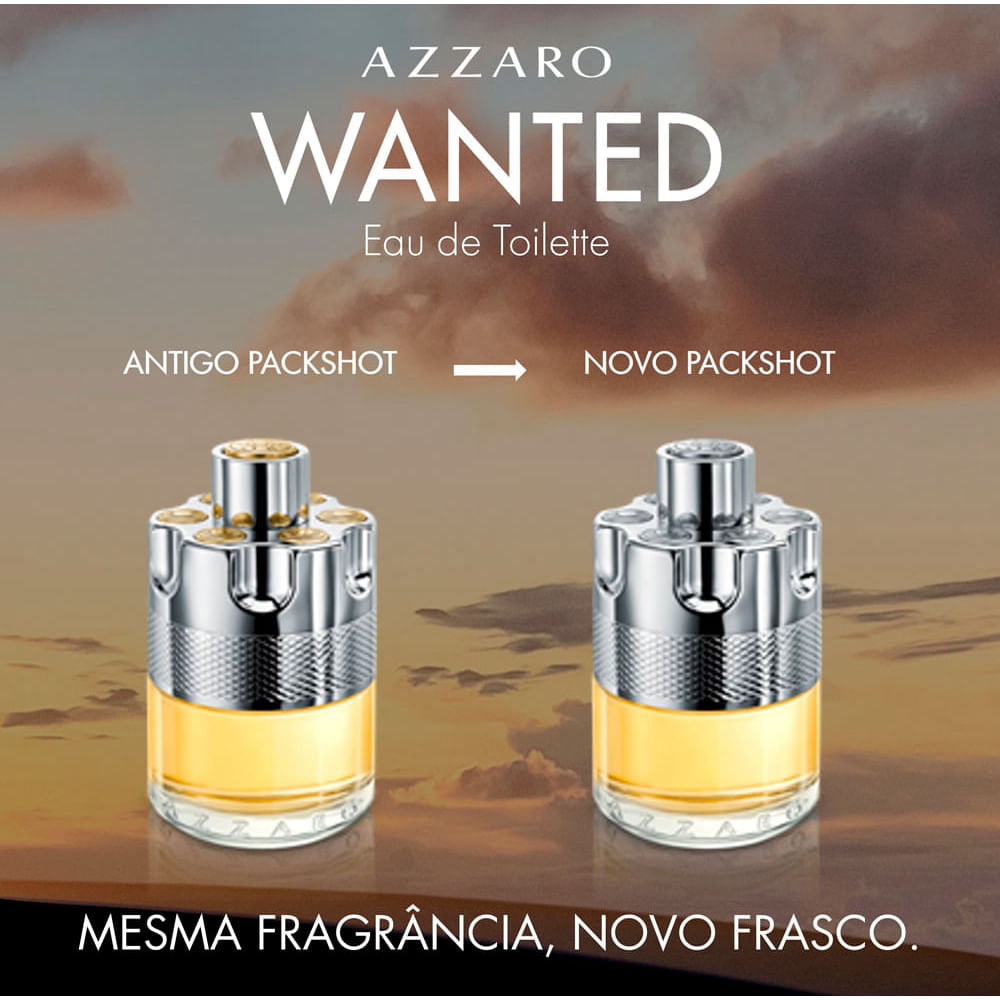 Perfume Masculino Azzaro Wanted Eau de Toilette 100ml
