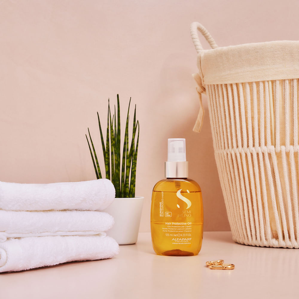Óleo Bifásico Professional Semi Di Lino Sunshine Protective Oil Alfaparf Milano 125ml