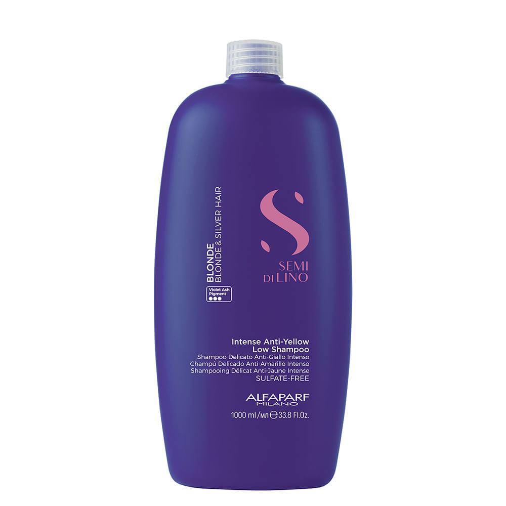 Shampoo Professional Semi Di Lino Blonde Anti Yellow Alfaparf Milano 1L