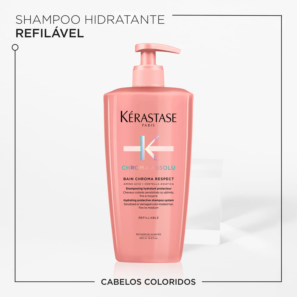 Shampoo Kérastase Chroma Absolu Bain Chroma Respect 500ml