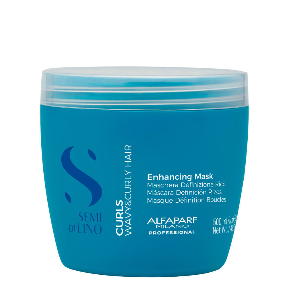 Máscara De Definição Professional Semi Di Lino Curls Enhancing Alfaparf Milano 500ml