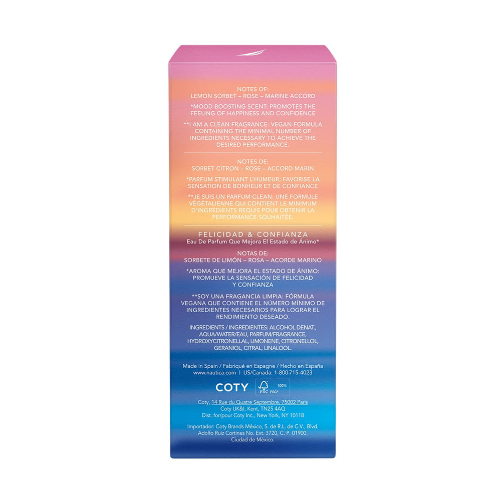 Perfume Nautica Her Rose Island Feminino Eau de Parfum 100ml