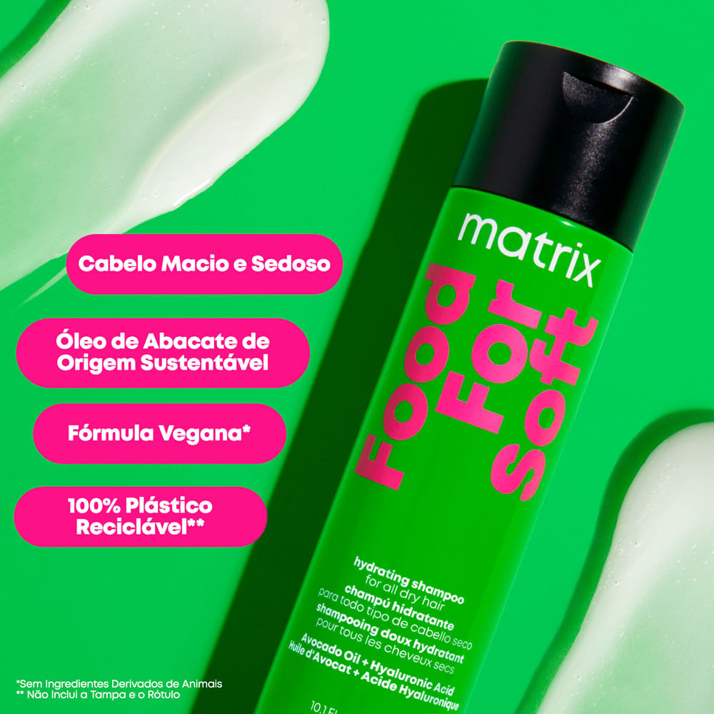 Shampoo Matrix Food For Soft Hidratante 300ml