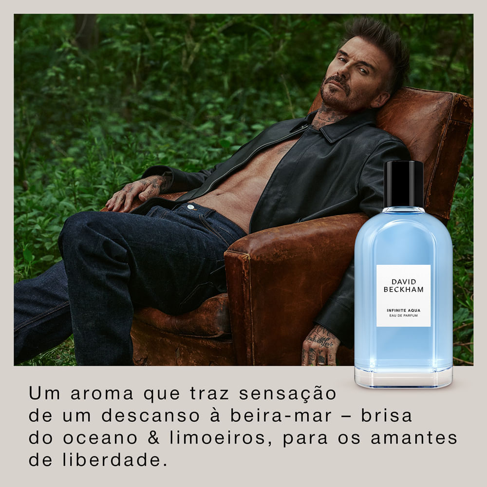 Perfume David Beckham The Collecion Infinite Aqua Masculino   Eau de Parfum 100ml