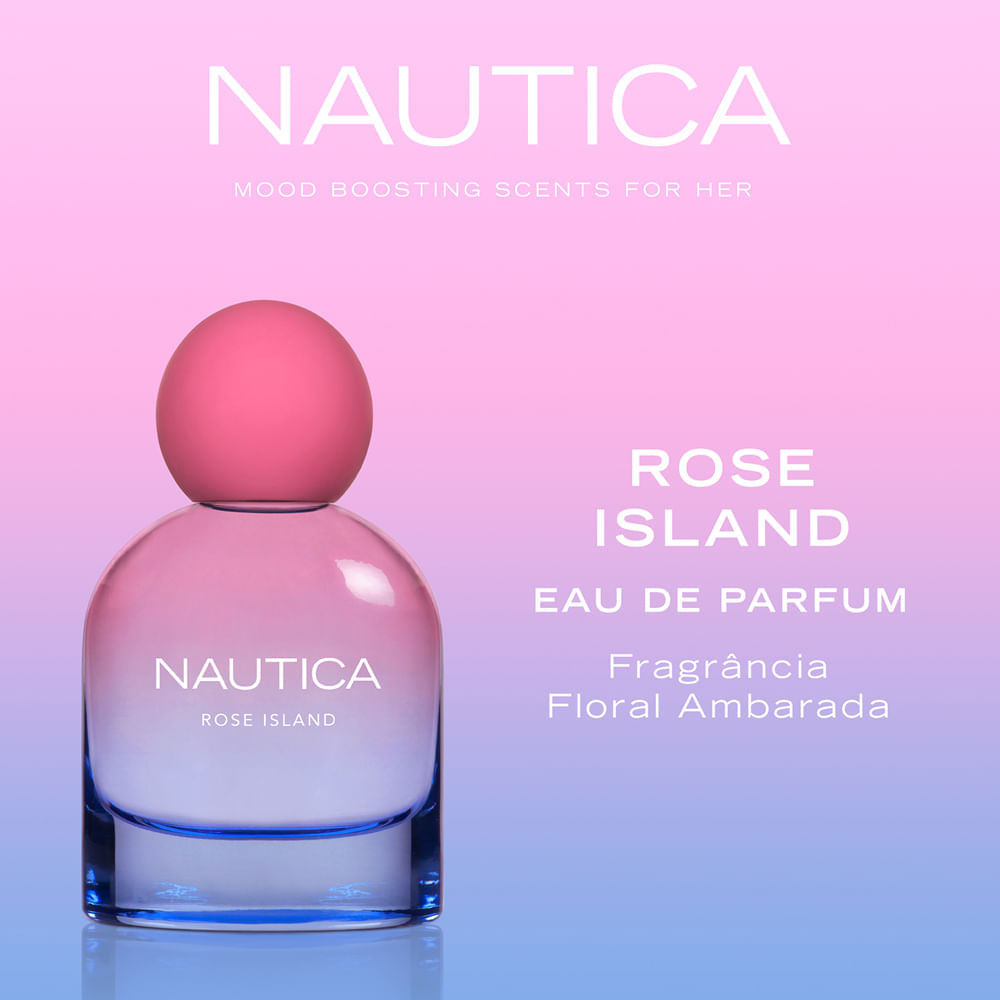 Perfume Nautica Her Rose Island Feminino Eau de Parfum 50ml