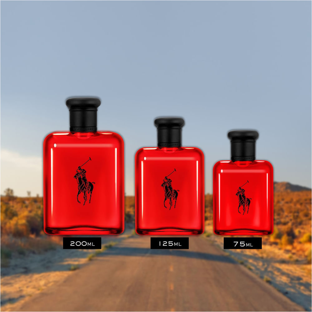 Perfume Ralph Lauren Polo Red Masculino Eau de Toilette 200ml