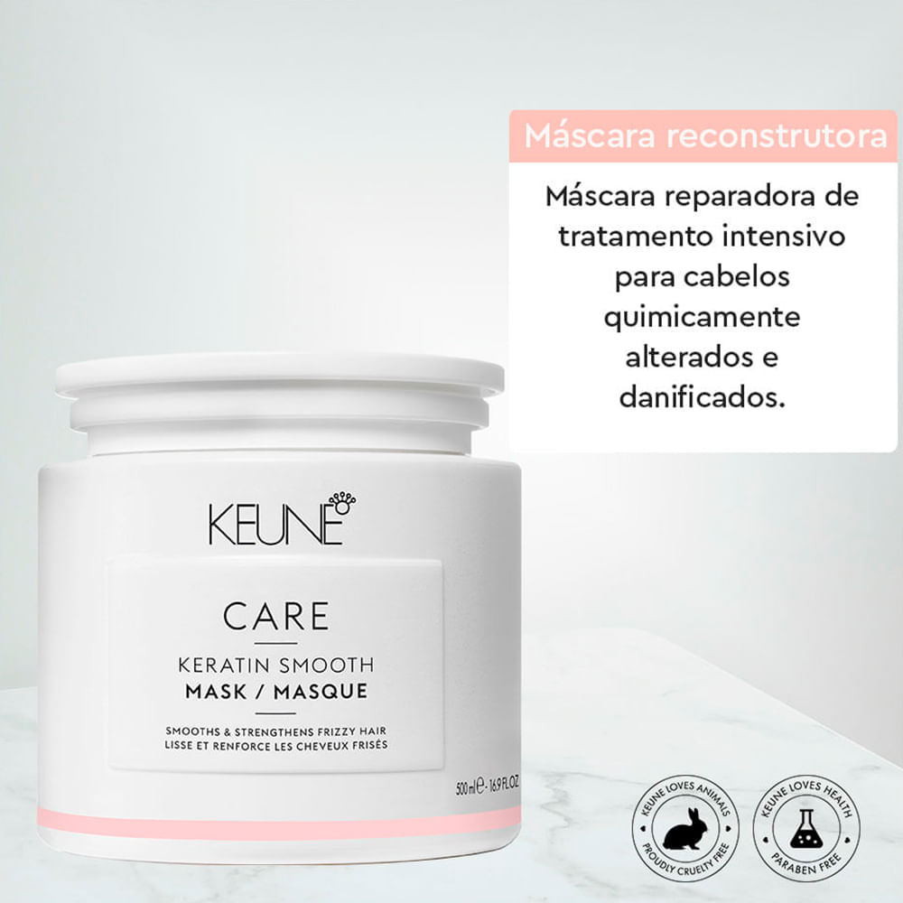 Máscara de Reparação Keune Care Keratin Smooth 500ml