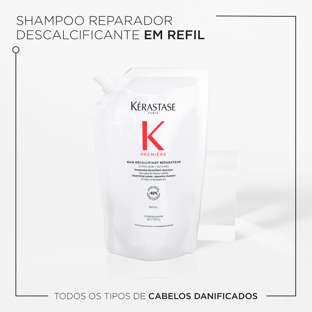 Shampoo Kérastase Première Bain Décalcifiant Réparateur 500ml Refil