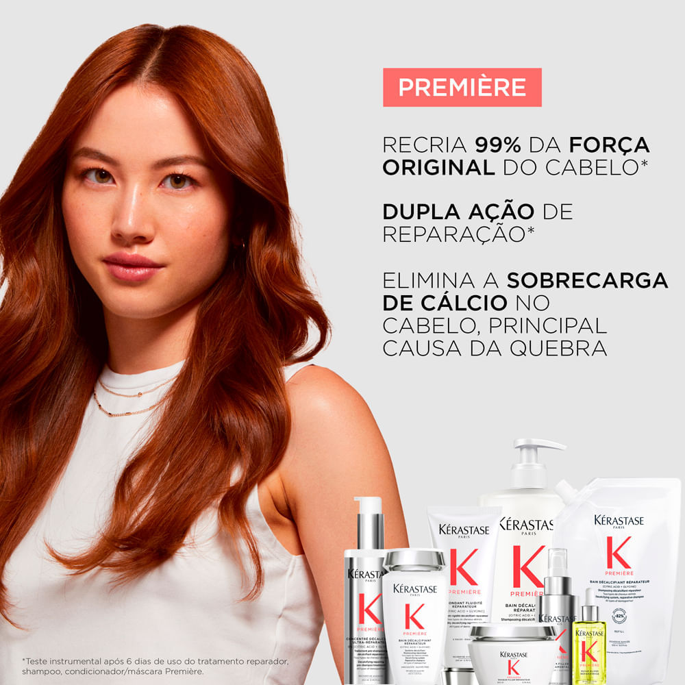 Shampoo Kérastase Première Bain Décalcifiant Réparateur 500ml Refil
