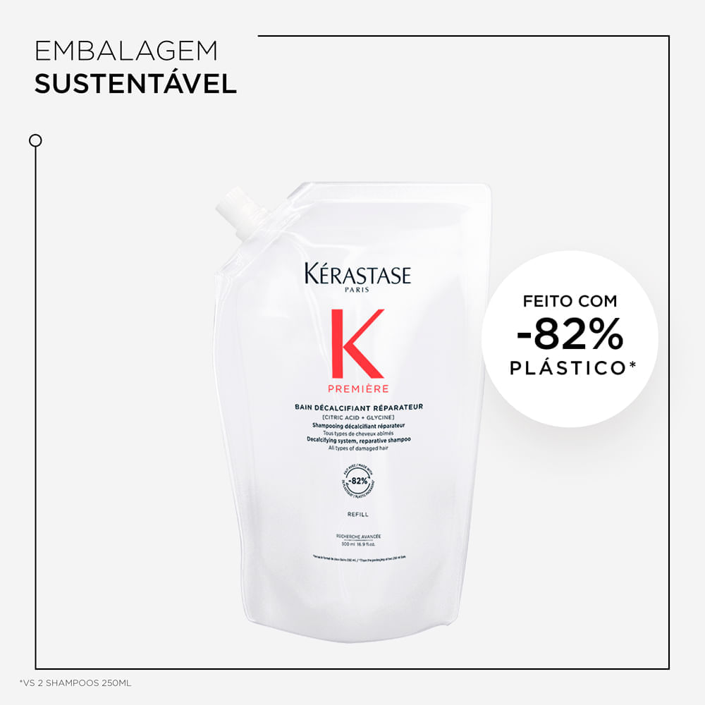 Shampoo Kérastase Première Bain Décalcifiant Réparateur 500ml Refil