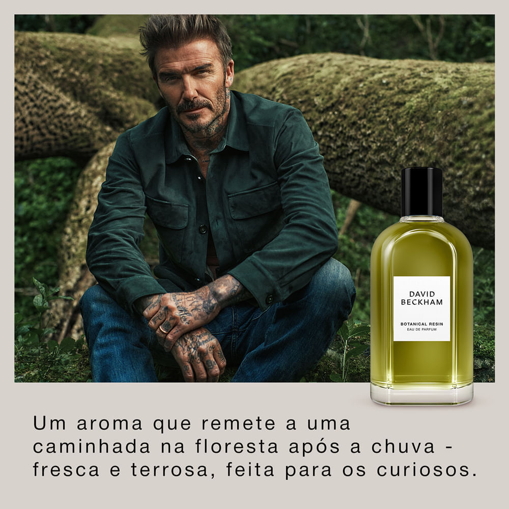 Perfume David Beckham The Collecion Botanical Resin Masculino   Eau de Parfum 100ml