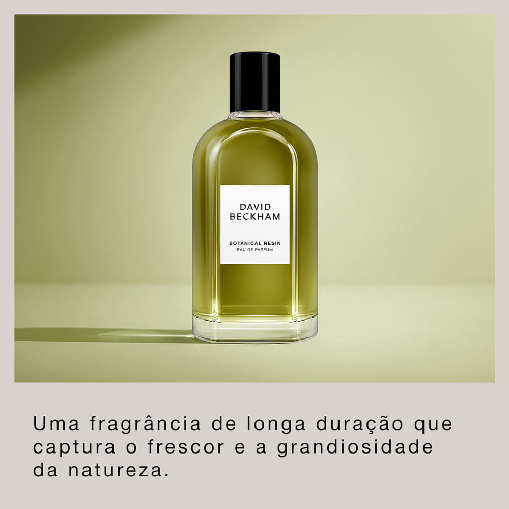 Perfume David Beckham The Collecion Botanical Resin Masculino   Eau de Parfum 100ml
