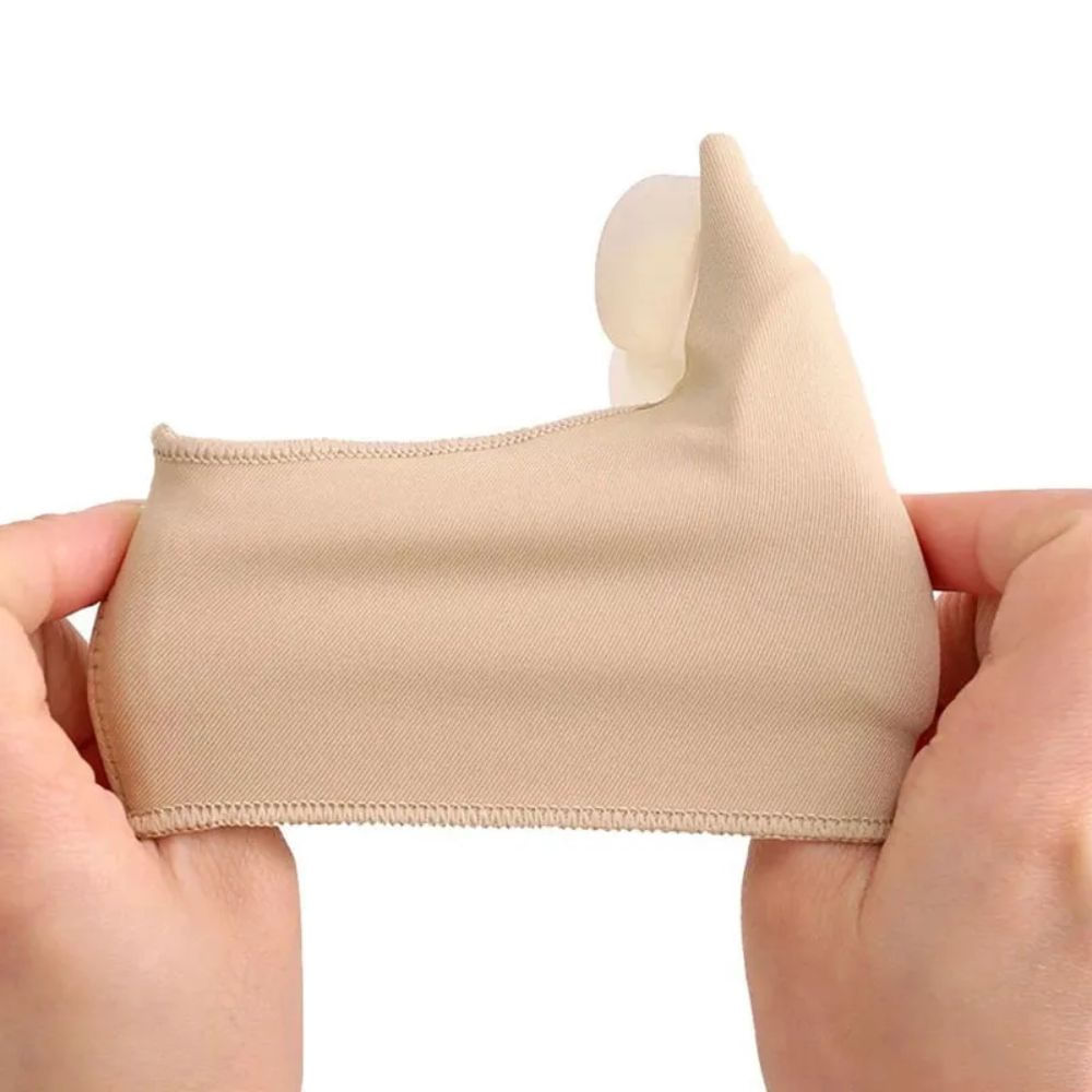 Kit Ortopédico 1 Par de Palmilhas para Fascite Plantar + 1 Par de Meias Protetoras com Separador de Joanetes