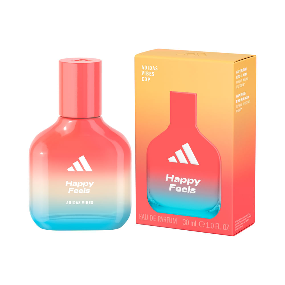 Perfume Adidas Vibes Happy Feels Unissex Eau de Parfum 30 ml