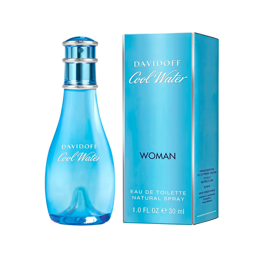 Perfume Davidoff Cool Water for Woman Feminino Eau de Toilette 30 ml