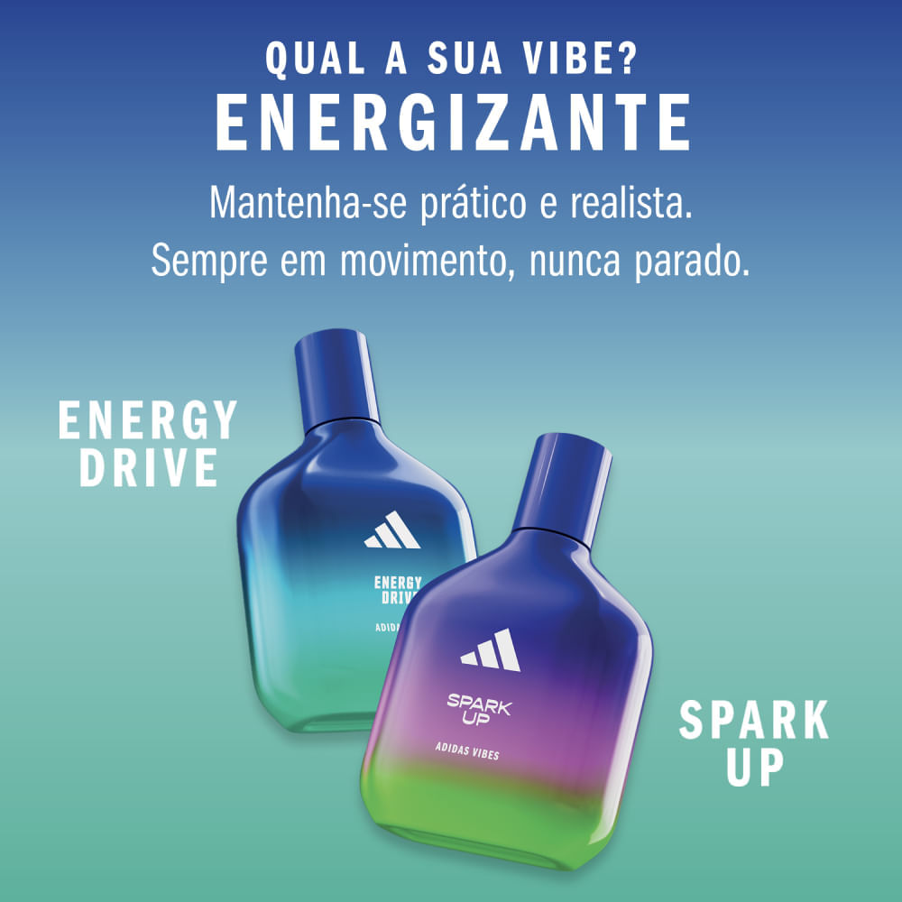 Perfume Adidas Vibes Energy Drive Unissex Eau de Parfum 30 ml