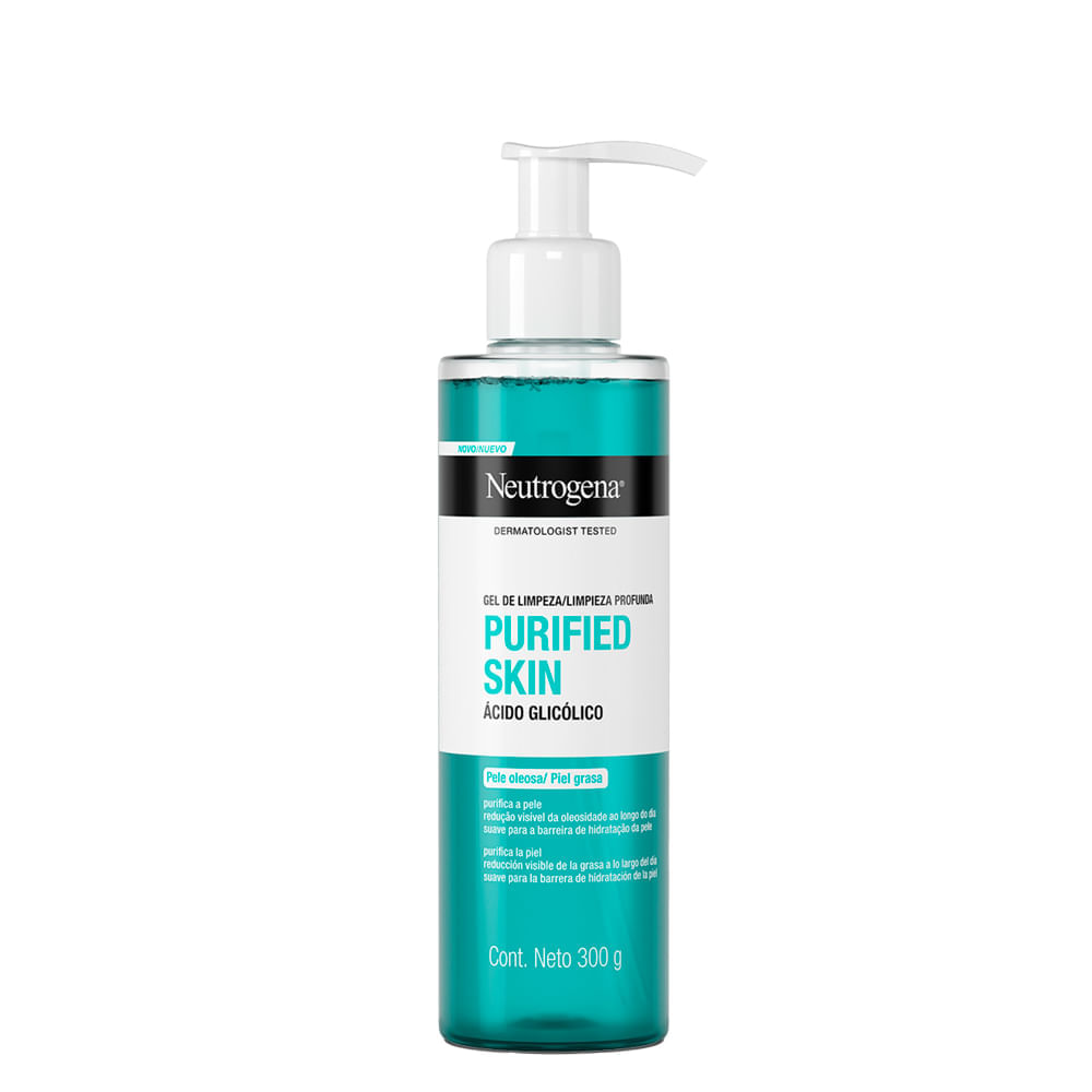 Gel de Limpeza Neutrogena Purified Skin Pele Oleosa 300ml