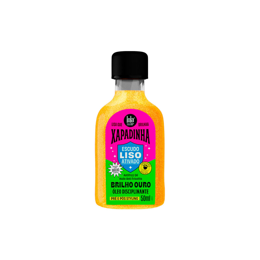 Kit Lola From Rio Xapadinha Escudo Liso Ativado Shampoo 250 ml + Máscara 100 g + Leave-In 200 ml + Óleo 50 ml