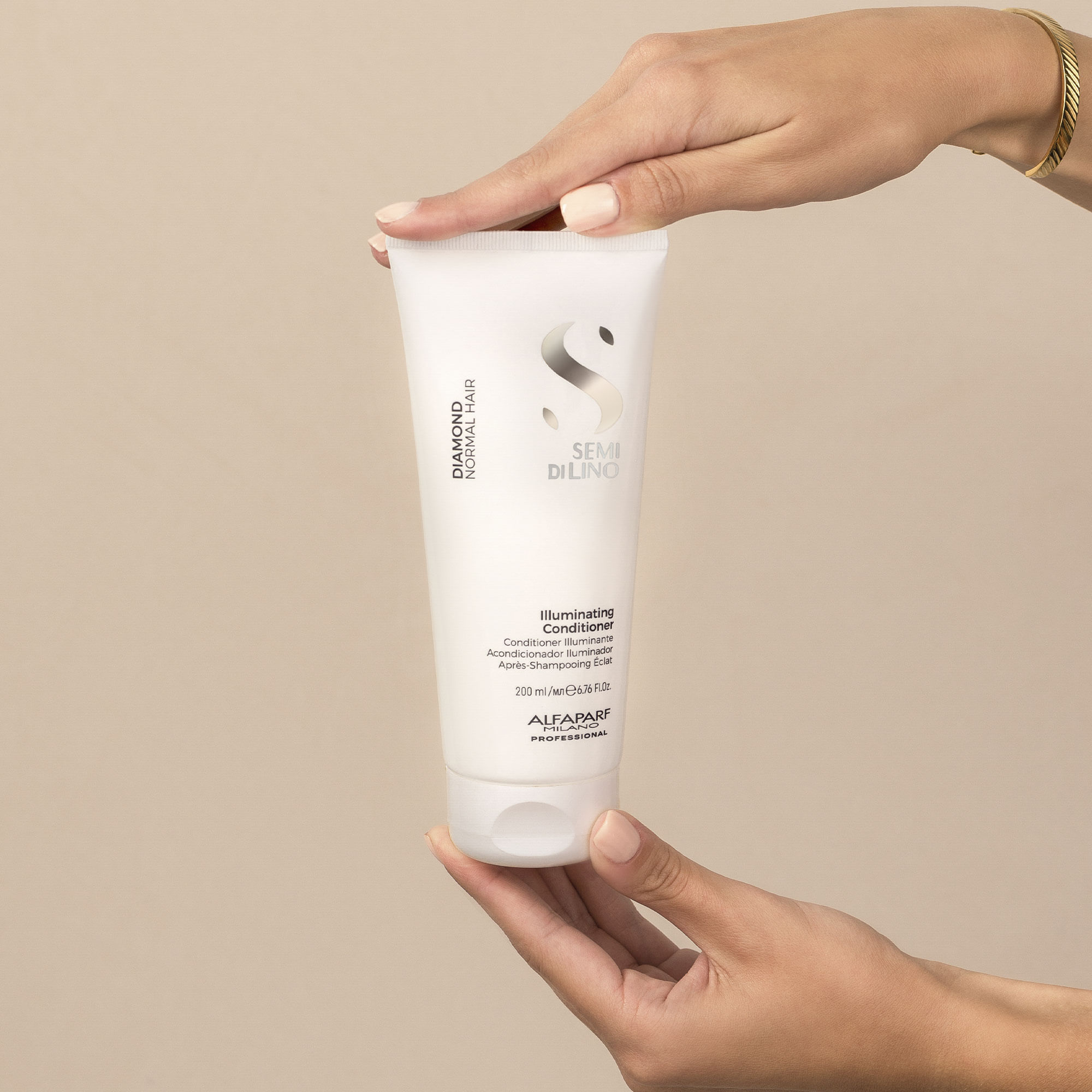 Condicionador Alfaparf Milano Professional Semi Di Lino Diamond Illuminating 200ml