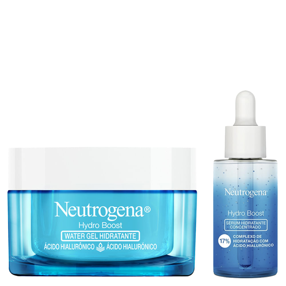 Kit Neutrogena Hydro Boost Hidratante Facial 50g + Sérum 30ml