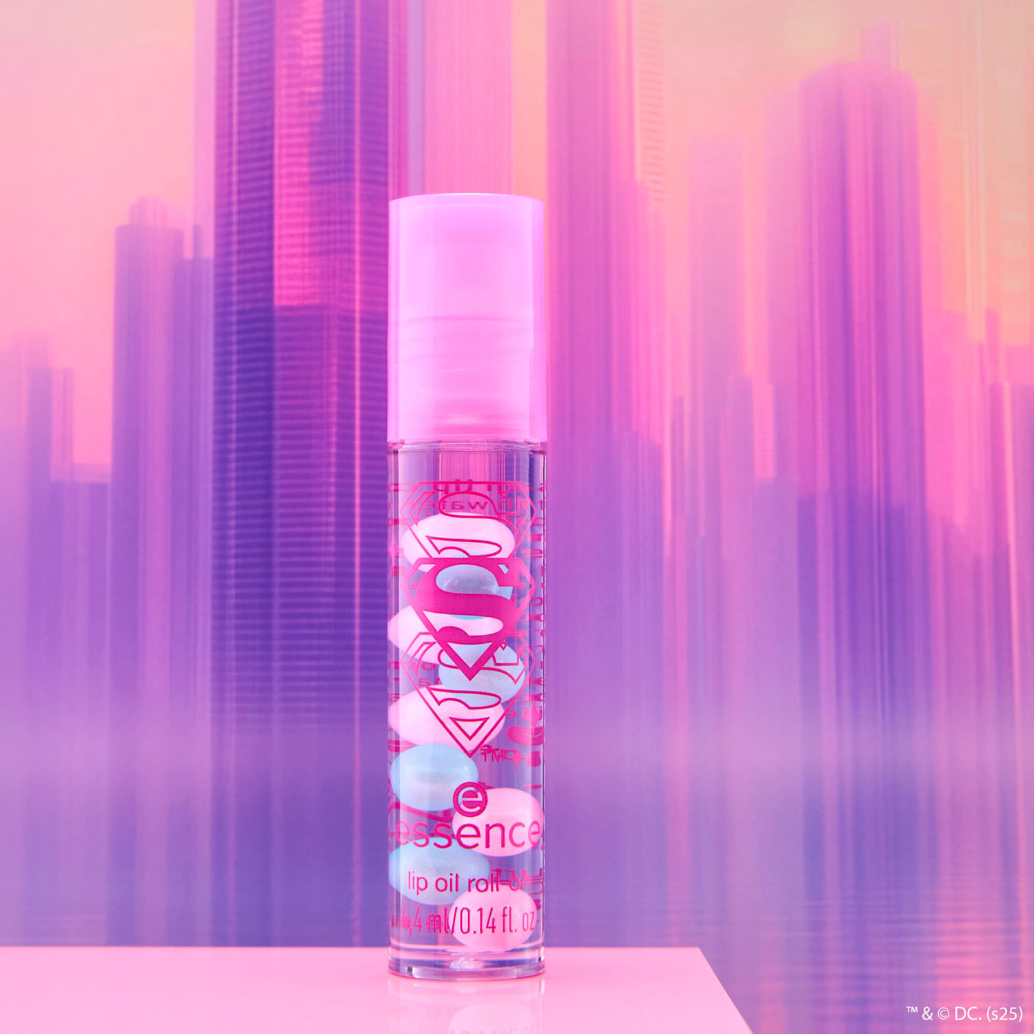 Lip Oil Essence Super-Homem Transparente 4ml