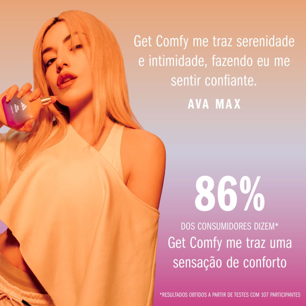 Perfume Adidas Vibes Get Comfy Unissex Eau de Parfum 100 ml