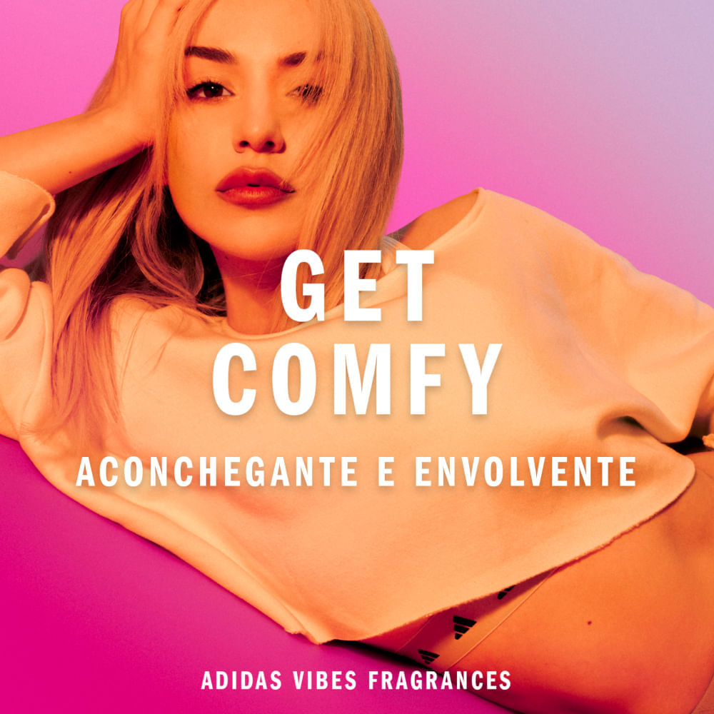 Perfume Adidas Vibes Get Comfy Unissex Eau de Parfum 100 ml