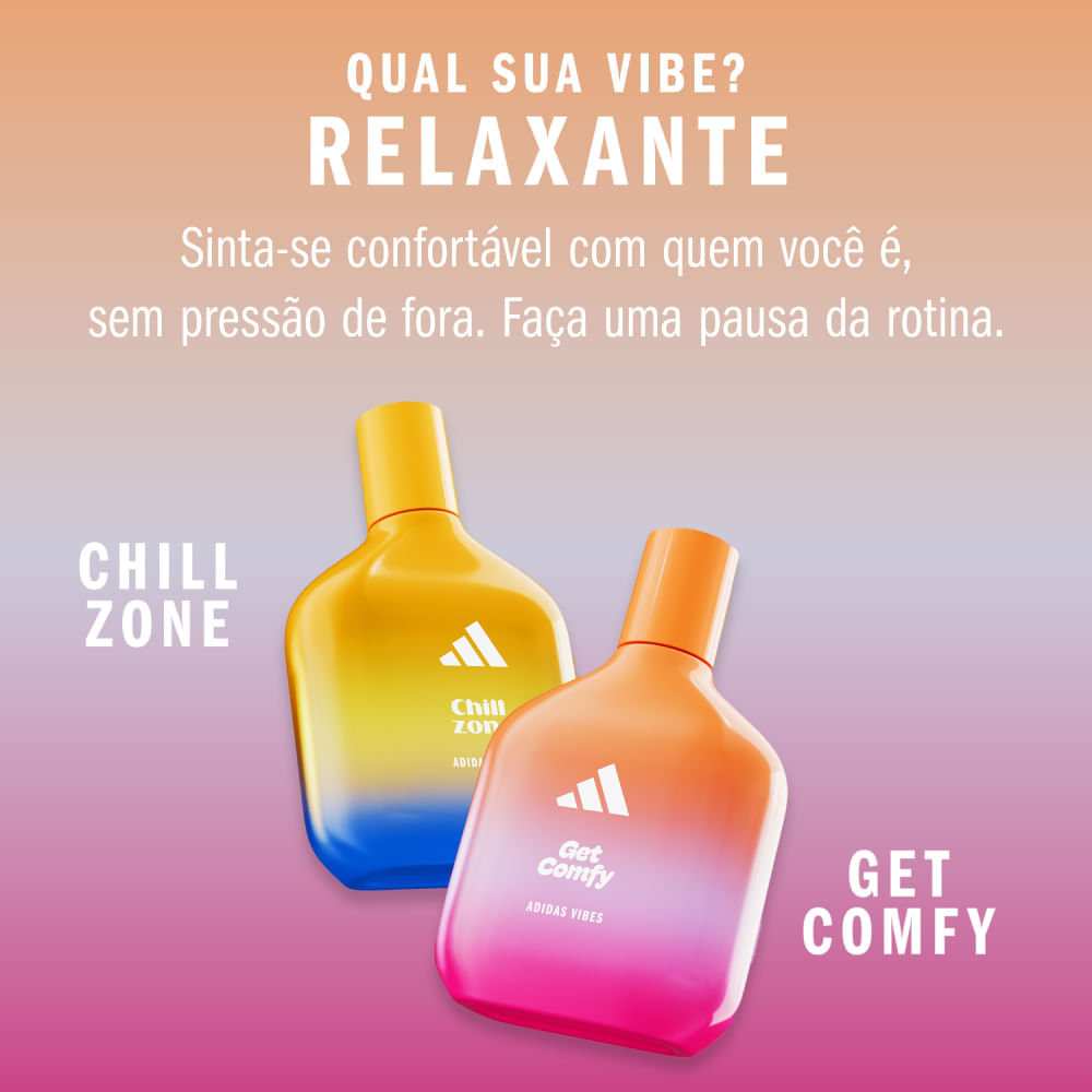 Perfume Adidas Vibes Get Comfy Unissex Eau de Parfum 100 ml