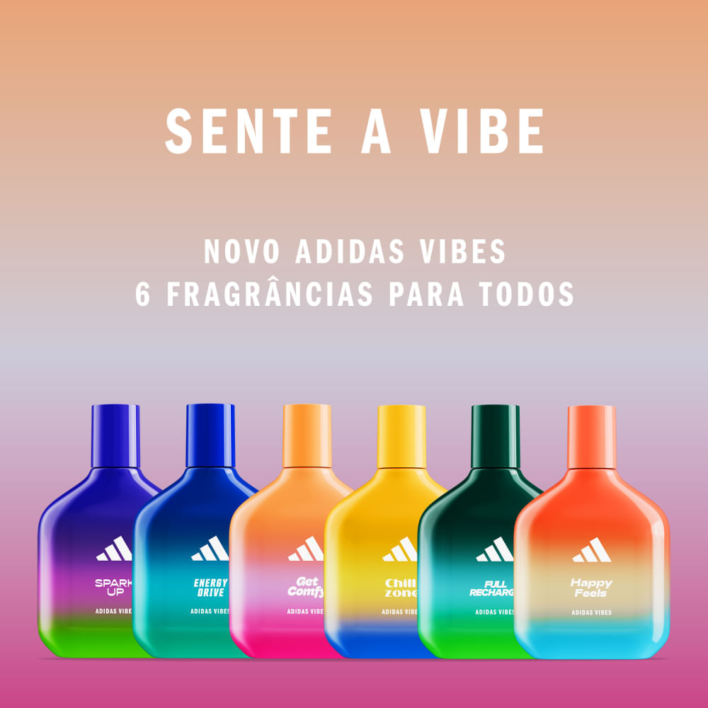 Perfume Adidas Vibes Get Comfy Unissex Eau de Parfum 100 ml