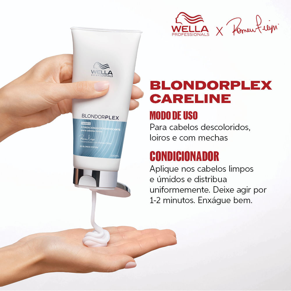 Condicionador Wella Professionals BlondorPlex Fortificante 1000ml