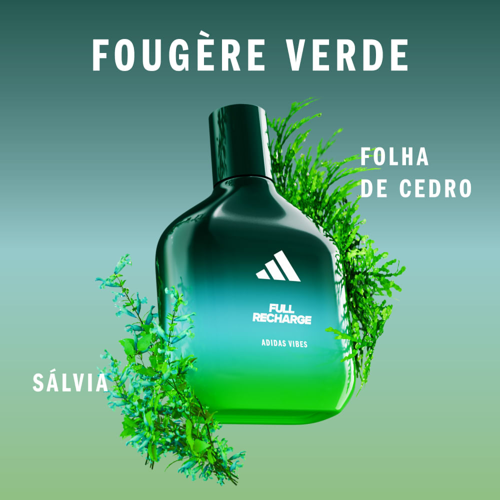 Perfume Adidas Vibes Full Recharge Unissex Eau de Parfum 30 ml