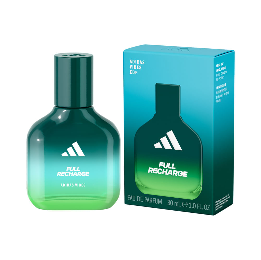 Perfume Adidas Vibes Full Recharge Unissex Eau de Parfum 30 ml